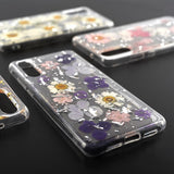 Силиконов Калъф с Цветя за Huawei P20, 4Smarts Glamour Bouquet Case, Сребро/Лилав (2)