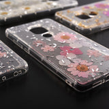Силиконов Калъф с Цветя за Huawei Mate 20, 4Smarts Glamour Bouquet Case, Сребро/Розов (2)