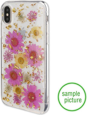 Силиконов Калъф с Цветя за iPhone XR, 4Smarts Glamour Bouquet Case, Розов