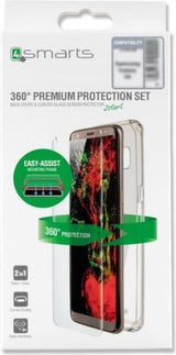 Калъф 360° за Samsung Note 9, 4Smarts Premium Set Case, Прозрачен