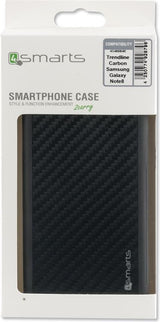 Противоударен Карбонов Калъф за Samsung Note 8, 4Smarts Carbon Trendline Case, Черен (3)