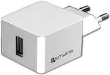Зарядно за Телефон, 4Smarts 220v Voltplug 2.1a, Бял