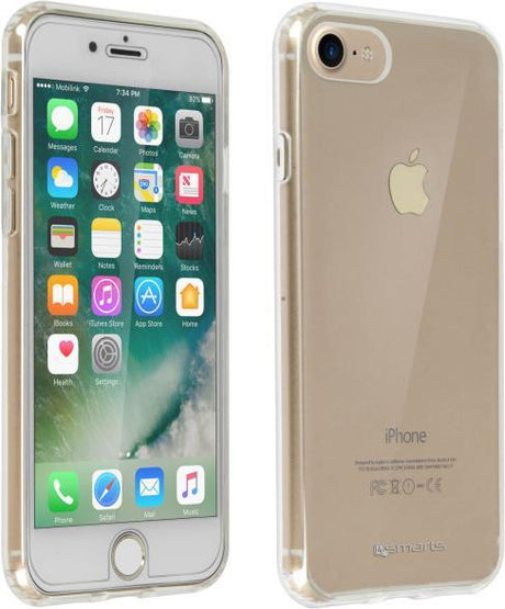 Калъф 360° за iPhone SE 2022/2020 8/7, 4Smarts Premium Set Case, Прозрачен (2)