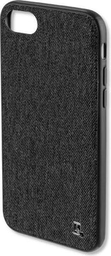 Калъф с Текстилен Ефект за iPhone SE 2022/2020 8/7, 4Smarts Car-Case, Черен (2)