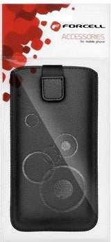 Калъф Джоб с Издърпване за Samsung Note 8, Forcell Y-Deko Case, Черен (2)