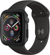 Противоударен Калъф за Apple Watch SE/ 6/ 5/ 4 40 mm, Spigen Thin Fit Case, Черен