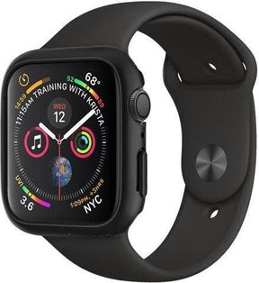 Противоударен Калъф за Apple Watch SE/ 6/ 5/ 4 40 mm, Spigen Thin Fit Case, Черен