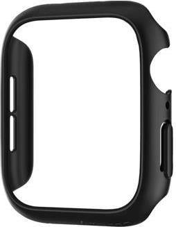 Противоударен Калъф за Apple Watch SE/ 6/ 5/ 4 40 mm, Spigen Thin Fit Case, Черен (2)