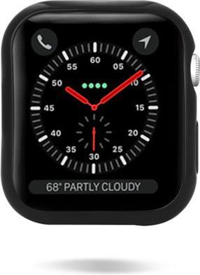 Силиконов Калъф за Apple Watch 5/4 44 mm Set, Dux Ducis Gel Case, Черен (3)