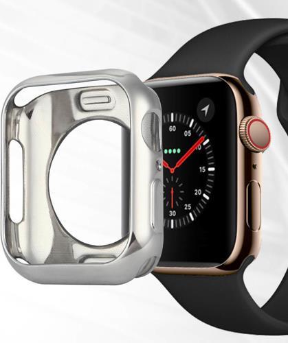 Силиконов Калъф за Apple Watch 5/4 44 mm Set, Dux Ducis Gel Case, Черен (5)
