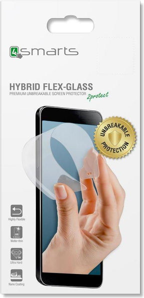 Удароустойчив Протектор за Huawei Mate 10 Lite, 4Smarts Hybrid Glass, Прозрачен