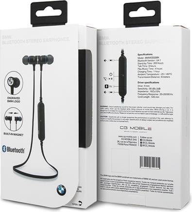 Безжични Слушалки, BMW Handsfree Bluetooth CGBTE03/B, Черен (2)