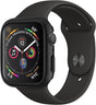 Противоударен Калъф за Apple Watch SE/ 6/ 5/ 4 44 mm, Spigen Thin Fit Case, Черен