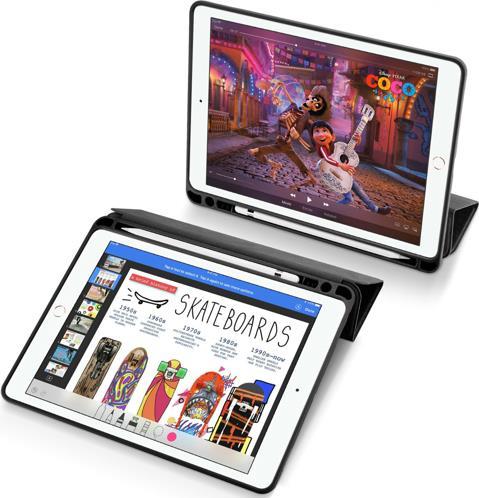 Калъф с Pen Поставка за iPad Air/ 6/ 5 9.7", Dux Ducis Domo Case, Черен (3)