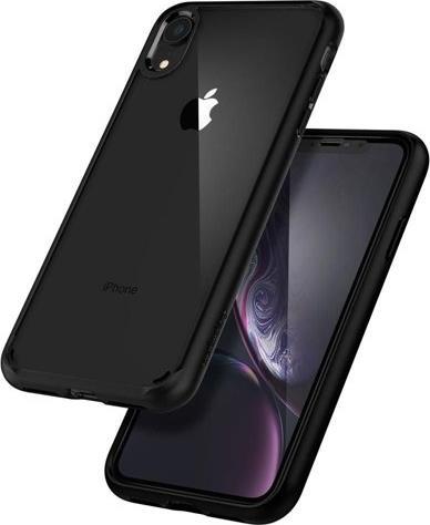 Противоударен Калъф с Протектор за iPhone XR, Spigen Ultra Hybrid 360 Case & Glass, Черен (5)