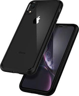Противоударен Калъф с Протектор за iPhone XR, Spigen Ultra Hybrid 360 Case & Glass, Черен (5)