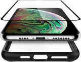 Противоударен Калъф с Протектор за iPhone XS Max, Spigen Ultra Hybrid 360 Case & Glass, Черен (8)