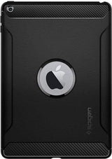 Противоударен Силиконов Калъф за iPad Air/ 6/ 5 9.7", Spigen Rugged Armor Case, Черен (6)