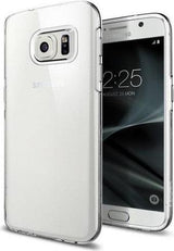 Противоударен Силиконов Калъф за Samsung S7, Spigen Liquid Crystal Case, Прозрачен (2)