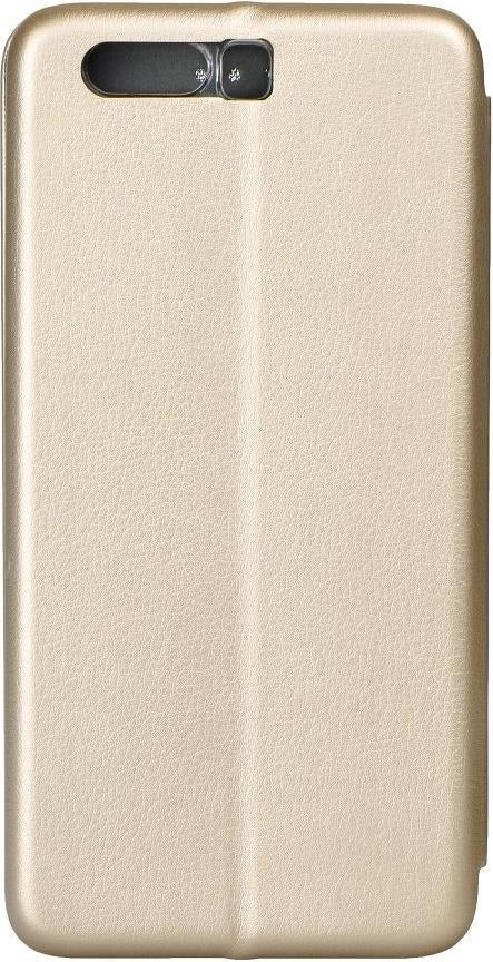 Кожен Калъф за Huawei P30, Forcell Elegance Book Case, Златист (3)