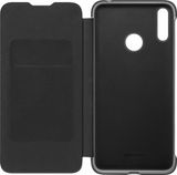 Оригинален Кожен Калъф за Huawei Y7 2019 PU Book Case, Черен (4)