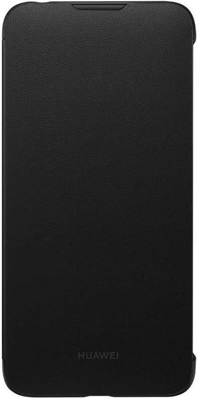 Оригинален Кожен Калъф за Huawei Y7 2019 PU Book Case, Черен (3)