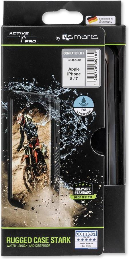 Водоустойчив Калъф за iPhone SE 2022/2020 8/7, 4Smarts Active Pro Stark Case, Черен (9)