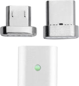 USB Кабел Магнитен, 4Smarts Gravitycord micro-USB & USB-C, Сив (5)