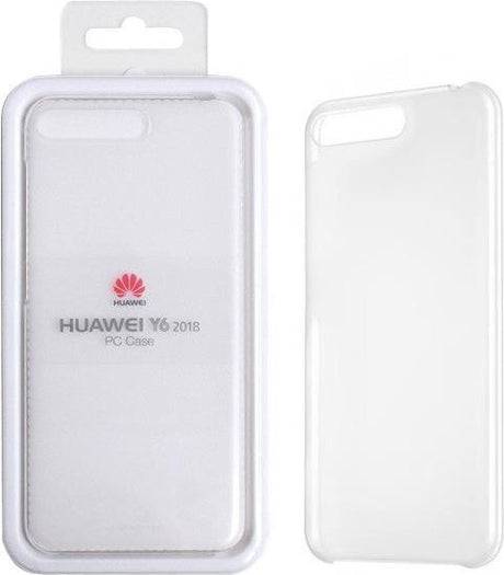 Оригинален Твърд Калъф за Huawei Y6 2018 PC Case, Прозрачен
