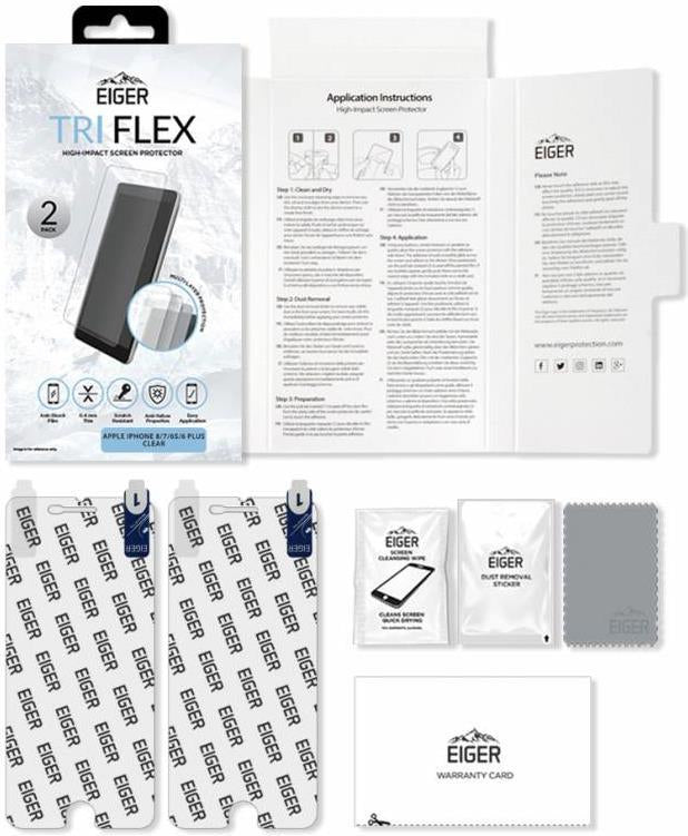 Удароустойчив Протектор за Samsung A50/A30S, Eiger TriFlex Glass, Прозрачен (5)