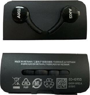 Оригинални Слушалки за Samsung Handsfree EO-IG955 AKG New (S10), Черен (Bulk) (4)