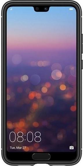 Противоударен Силиконов Калъф за Huawei P20 Pro, Spigen Rugged Armor Case, Черен (3)