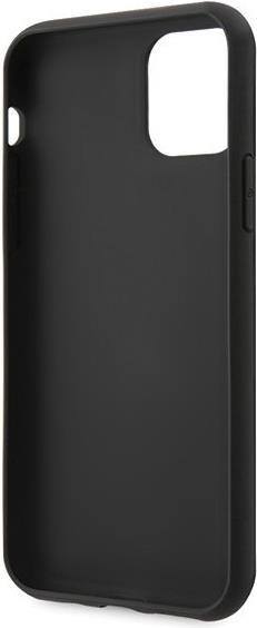 Луксозен Кожен Калъф за iPhone 11 Pro, Guess Leather Case, Черен (5)