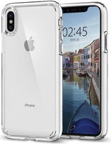 Противоударен Хибриден Калъф за iPhone XS/X, Spigen Ultra Hybrid Case, Прозрачен (2)