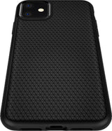 Противоударен Силиконов Калъф за за iPhone 11, Spigen Liquid Air Case, Черен (3)