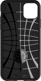 Противоударен Силиконов Калъф за за iPhone 11, Spigen Liquid Air Case, Черен (7)