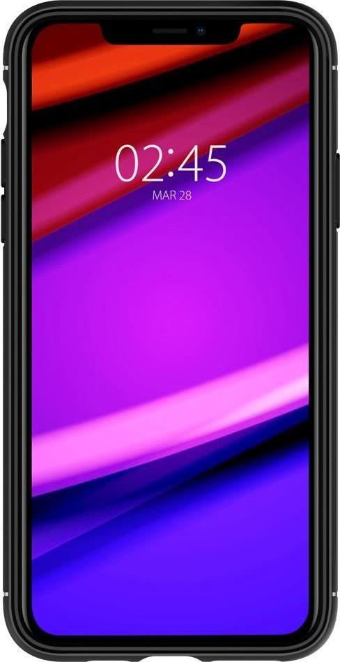 Противоударен Силиконов Калъф за iPhone 11 Pro, Spigen Rugged Armor Case, Черен (3)