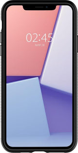 Противоударен Силиконов Калъф за за iPhone 11 Pro Max, Spigen Liquid Air Case, Черен (3)