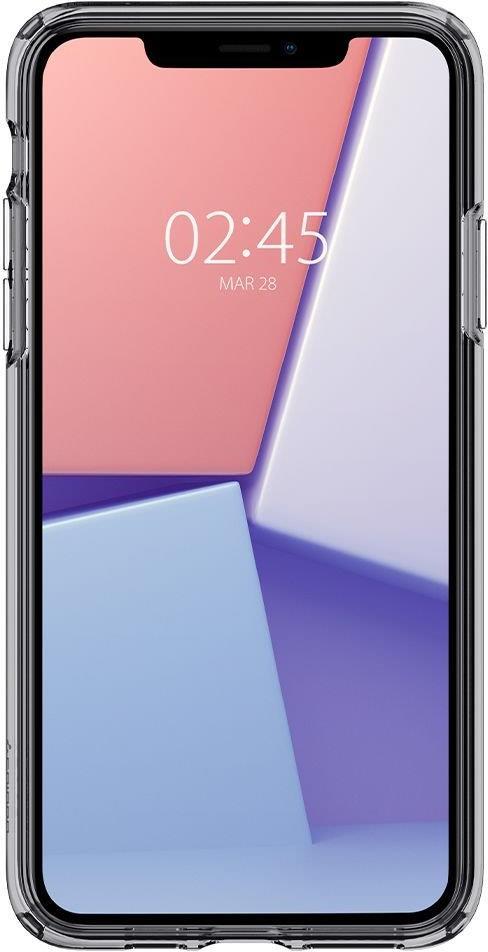 Противоударен Силиконов Калъф за iPhone 11 Pro, Spigen Liquid Crystal Case, Полупрозрачен (4)