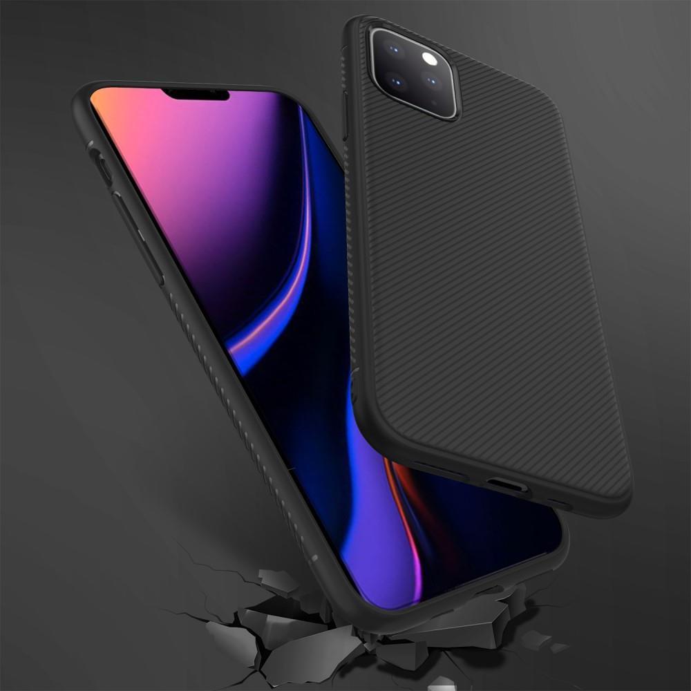 Силиконов Калъф за iPhone 11, Twill Case, Черен (6)