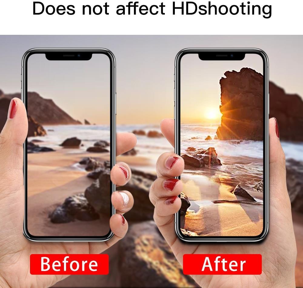 Удароустойчив Протектор за Камерата на iPhone 11 Pro Max, Single Cam Glass, Прозрачен (5)