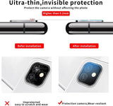 Удароустойчив Протектор за Камерата на iPhone 11, Single Cam Glass, Прозрачен (3)