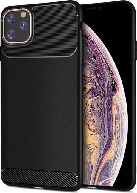 Силиконов Калъф за iPhone 11 Pro, Slim Armor Case, Черен