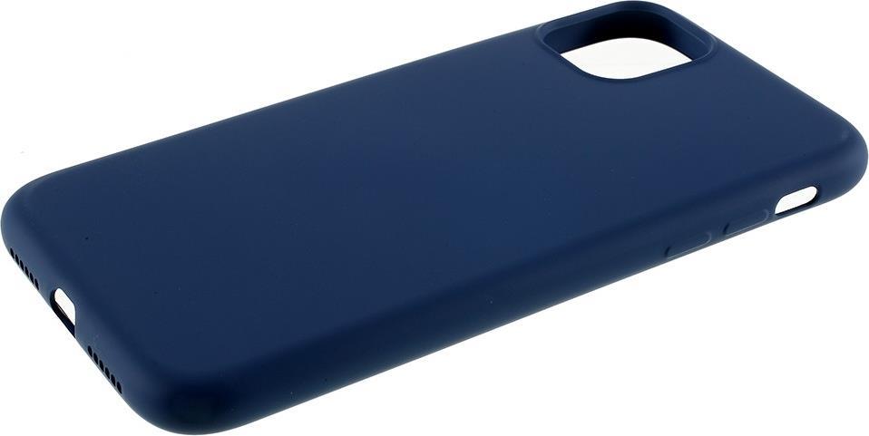 Силиконов Калъф за iPhone 11 Pro Max, Liquid Soft Case, Тъмно Син (4)
