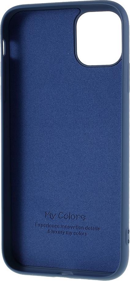 Силиконов Калъф за iPhone 11 Pro Max, Liquid Soft Case, Тъмно Син (2)
