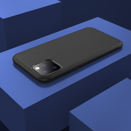 Силиконов Калъф за iPhone 11 Pro, Twill Case, Черен (7)
