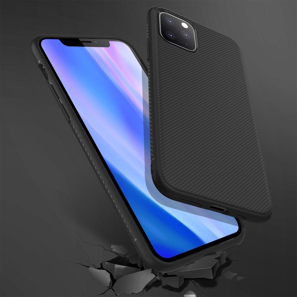 Силиконов Калъф за iPhone 11 Pro Max, Twill Case, Черен (6)