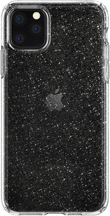 Противоударен Блестящ Калъф за iPhone 11 Pro Max, Spigen Liquid Crystal Glitter Quartz Case, Прозрачен (4)