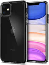 Противоударен Хибриден Калъф за iPhone 11, Spigen Ultra Hybrid Case, Прозрачен (2)