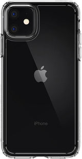 Противоударен Хибриден Калъф за iPhone 11, Spigen Ultra Hybrid Case, Прозрачен (9)